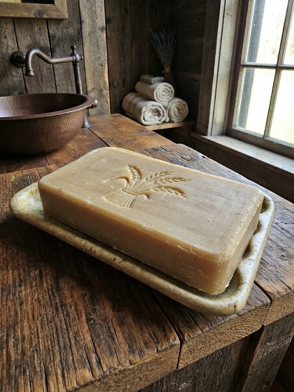 Vintage Studio Pottery Slotted Tray / Multi-Rest Dish - Signed JM Stamp
